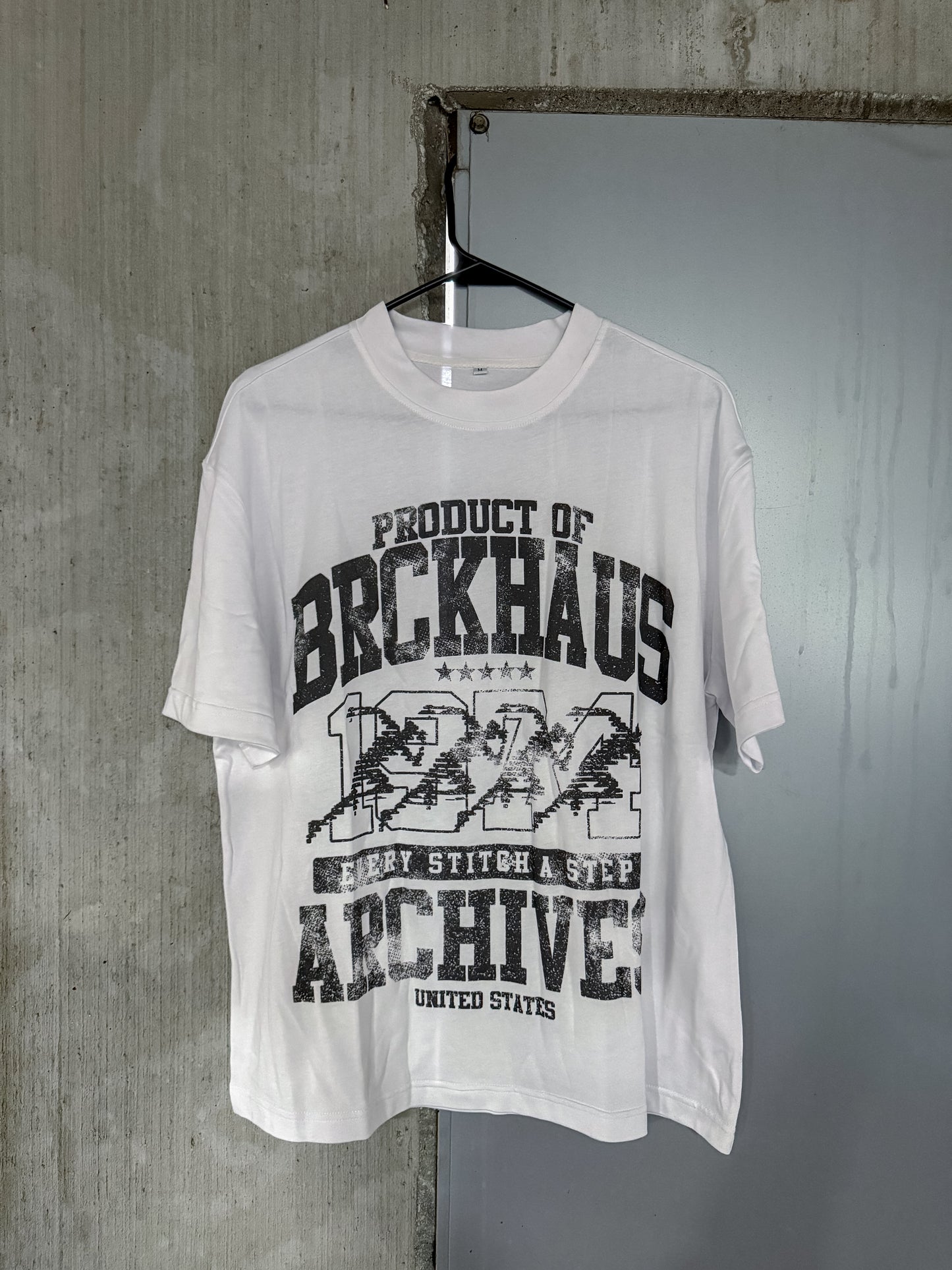 BRCKHAUS ‘Archives’ Tee White
