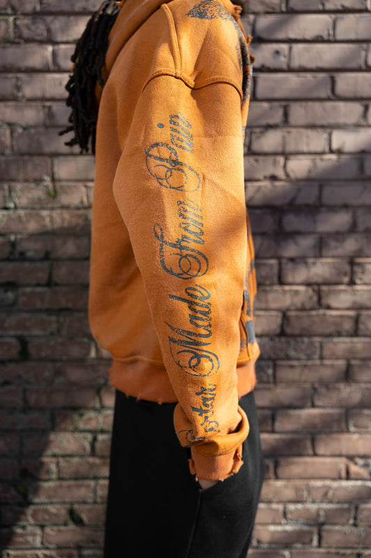 Brown ‘BRCK’ Zip Up