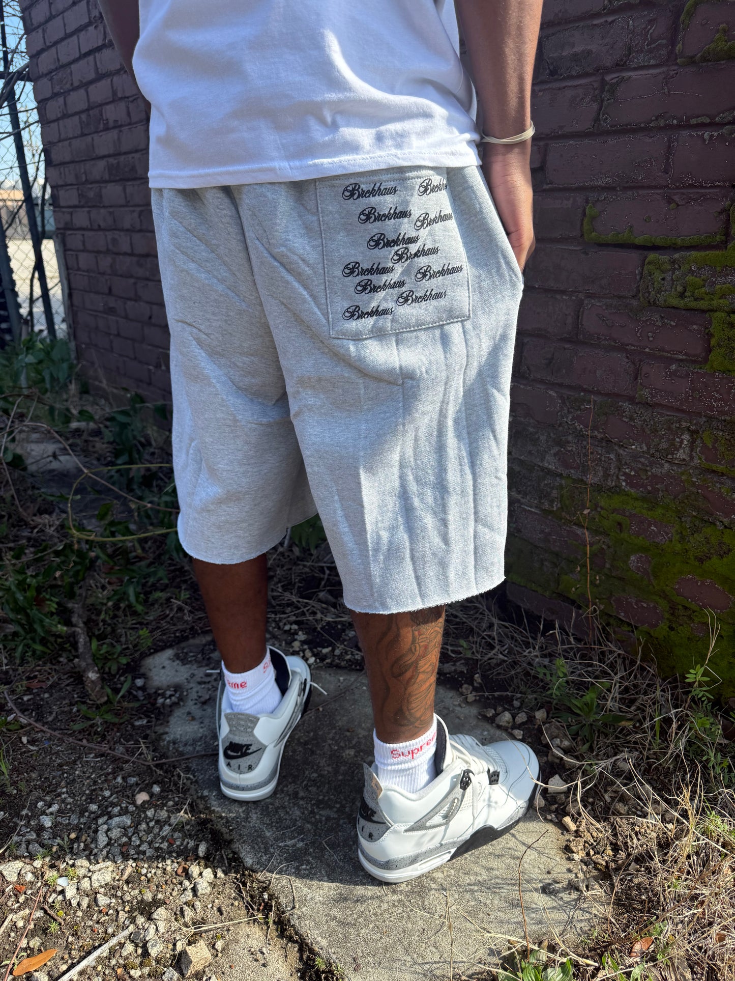 Gray BH Sweat Shorts