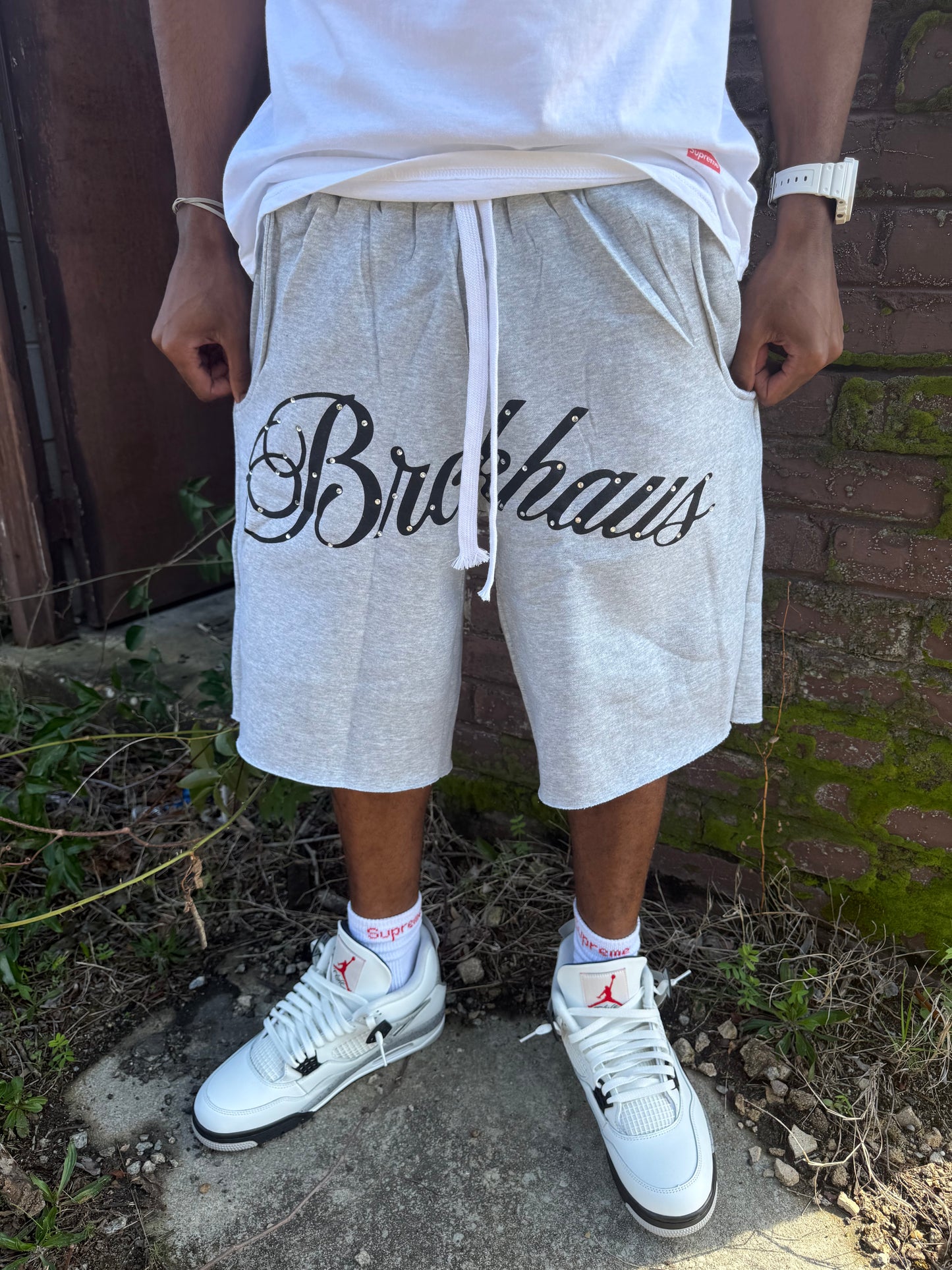 Gray BH Sweat Shorts