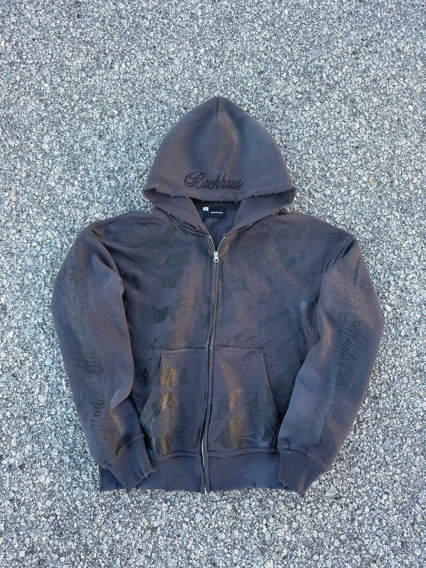 Grey ‘BRCK’ Zip Up