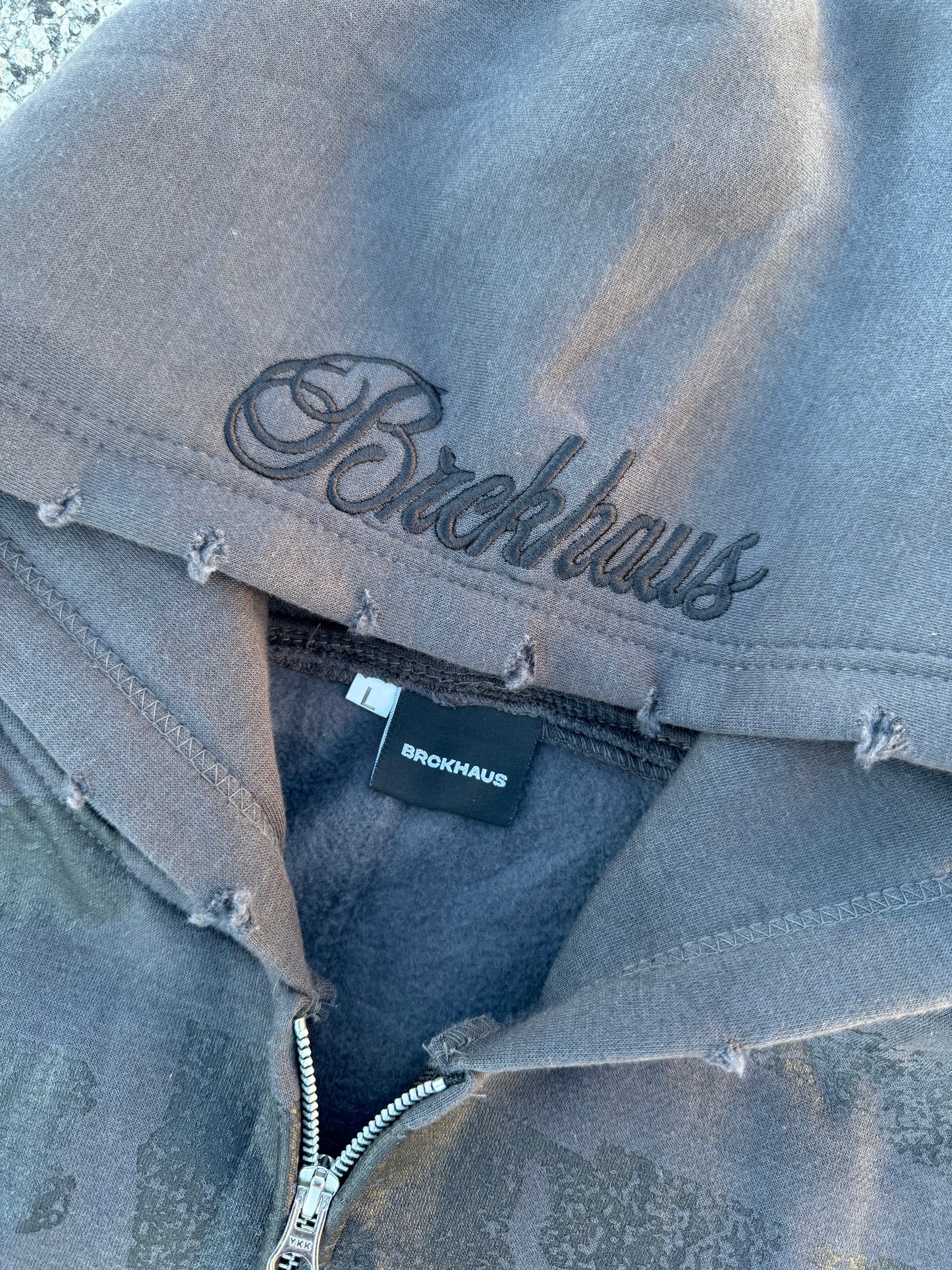 Grey ‘BRCK’ Zip Up