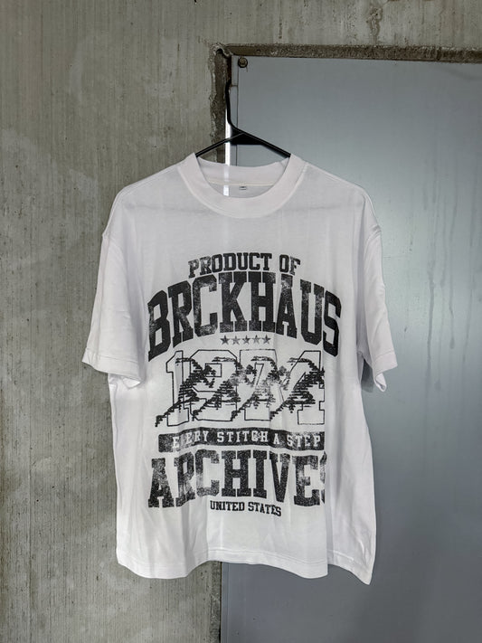 BRCKHAUS ‘Archives’ Tee White